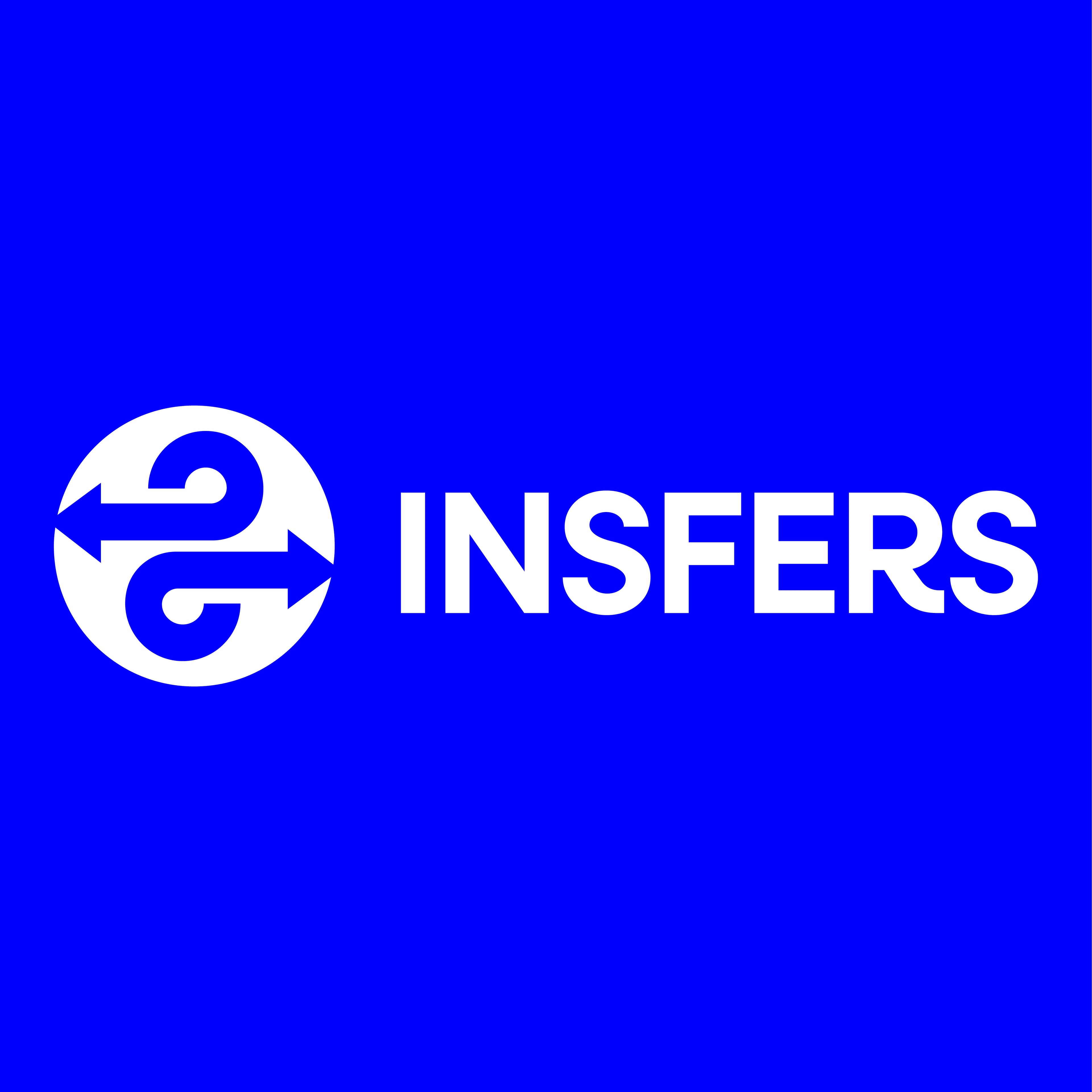 Logo — Blue Background
